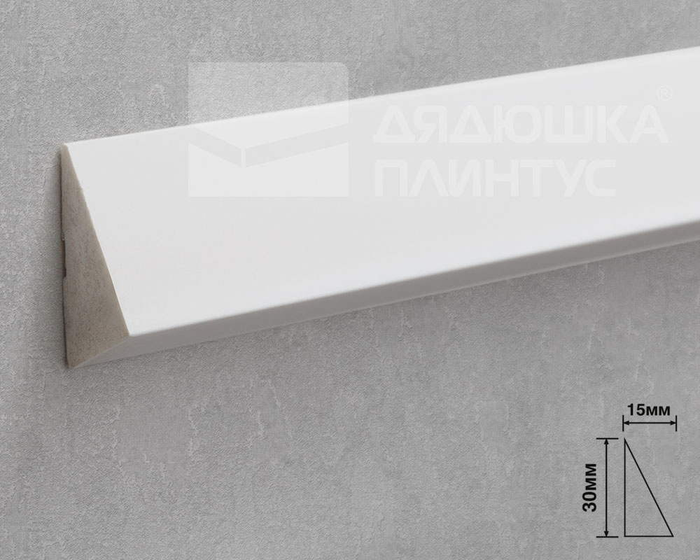 Молдинг из полистирола высокой плотности HI-WOOD TR30 30х15мм 2,0м
