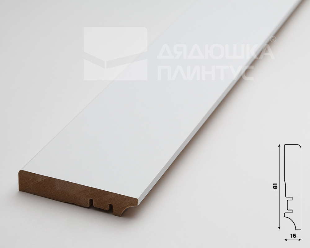 Плинтус МДФ ХАННАХОЛЗ 81404 81мм 2,4м. Окраска включена в стоимость
