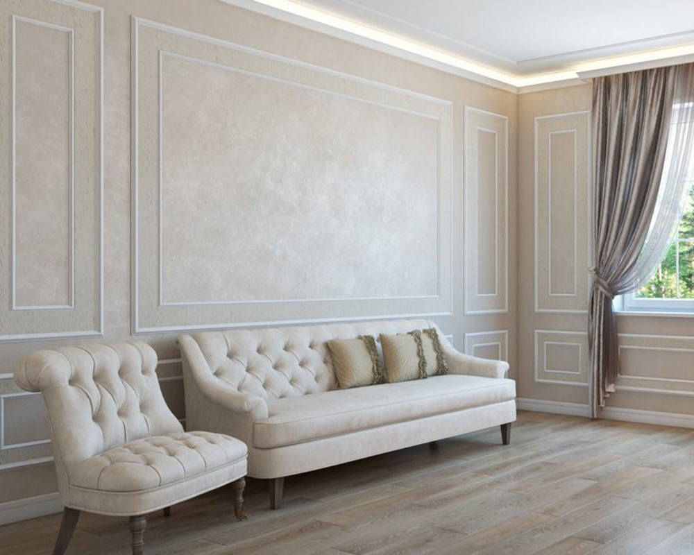 Молдинг NMC W1 55*20*2000 Белый под покраску