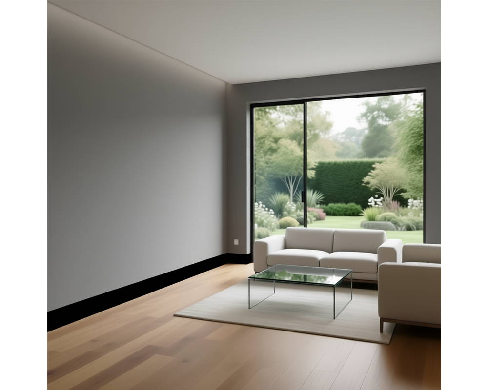 Плинтус из полистирола высокой плотности HI-WOOD B70N 70х10,5мм 2,0м