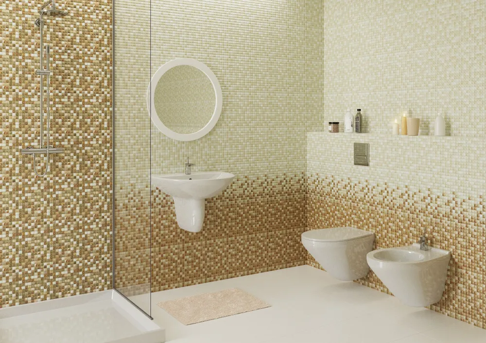 Панель ПВХ ГРЕЙС 914*602 10шт/уп Мозаика Мрамор аурум. Цена указана за 5,5 м²