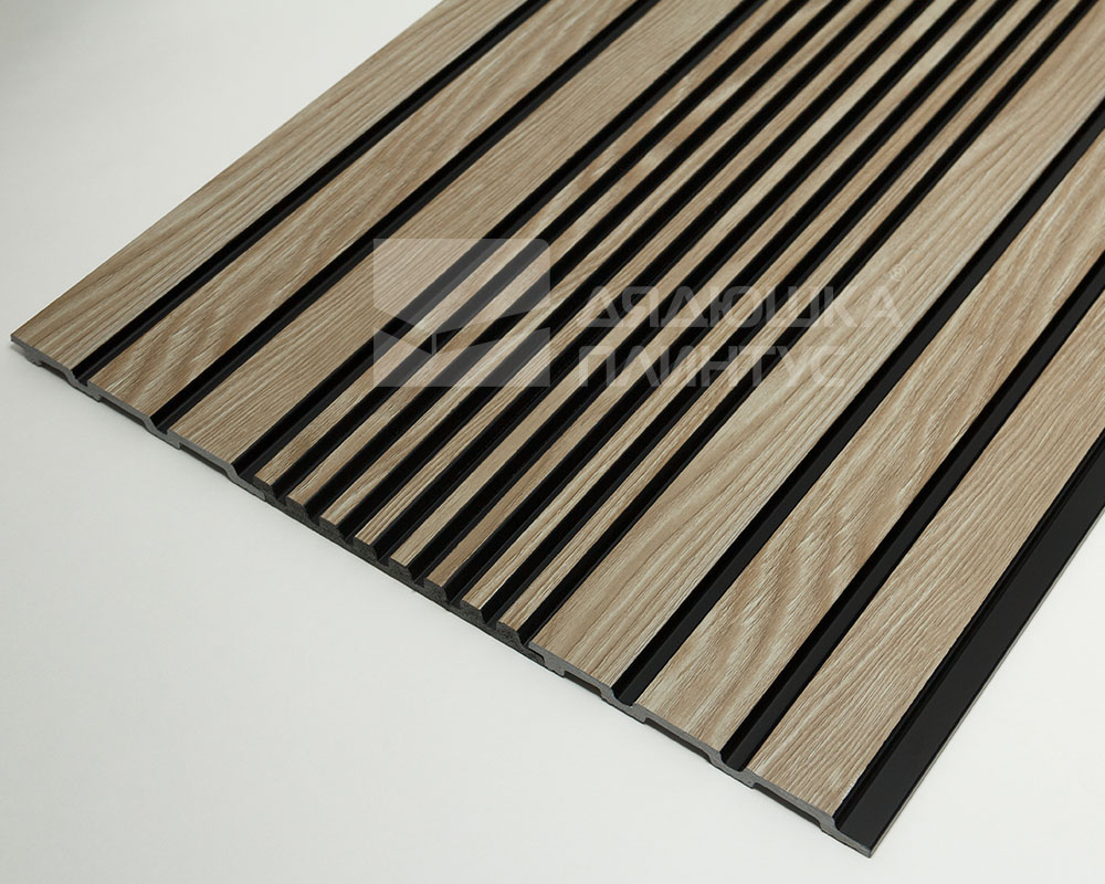 Панель вспененный полистирол ГРЕЙС 3D RAIL 120*2700 мм.  Кедр