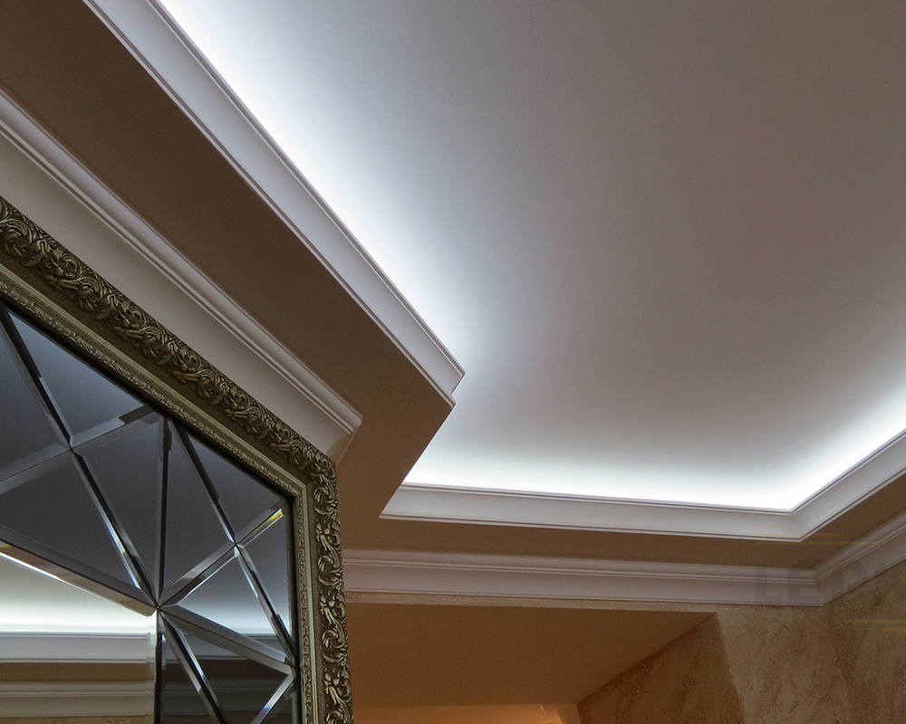 Молдинг из полистирола высокой плотности HI WOOD LB30 30мм х 15мм х 2,0м.