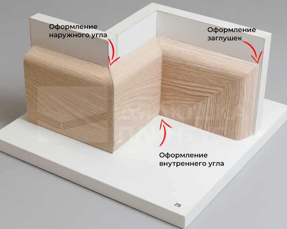 Плинтус МДФ Smartprofile Strong 80М Дуб винтаж светло-серый