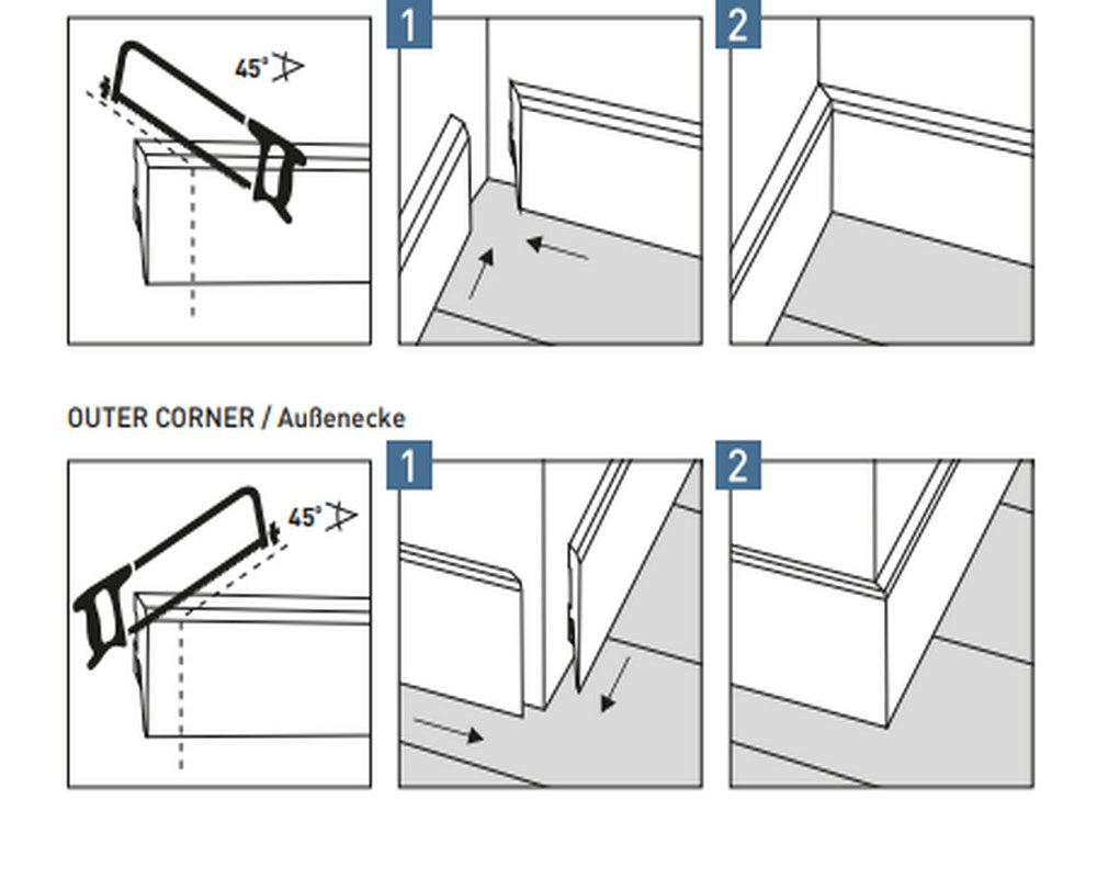 Плинтус Arbiton VIGO60 159 Дуб Ньюпорт 2,2 м