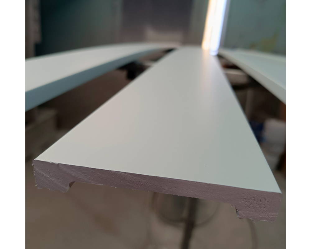 Плинтус из полистирола высокой плотности Волшебная Палочка 80*15*2000. MSPOL 101. Окраска включена в стоимость