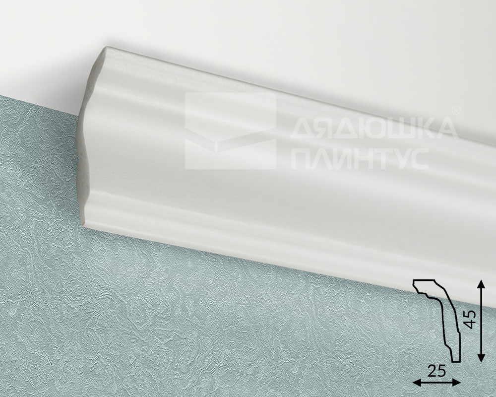 Карниз потолочный NMC LX-49 45*23мм 2м