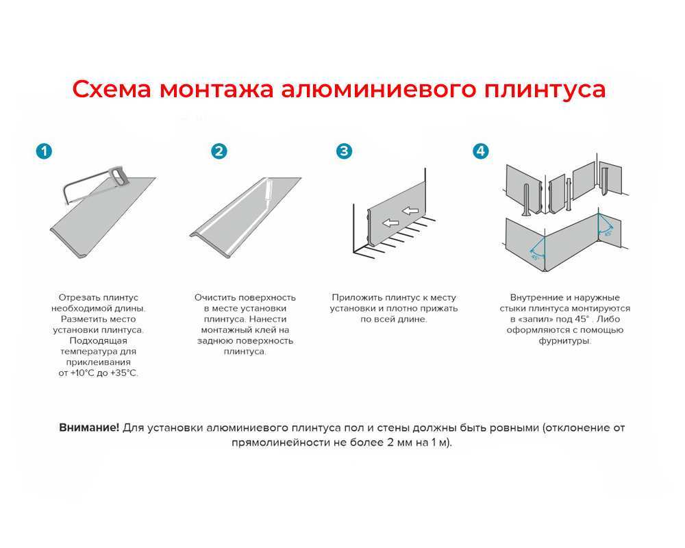 Алюминиевый плинтус AKBD100-SW 2,5м Муар белый