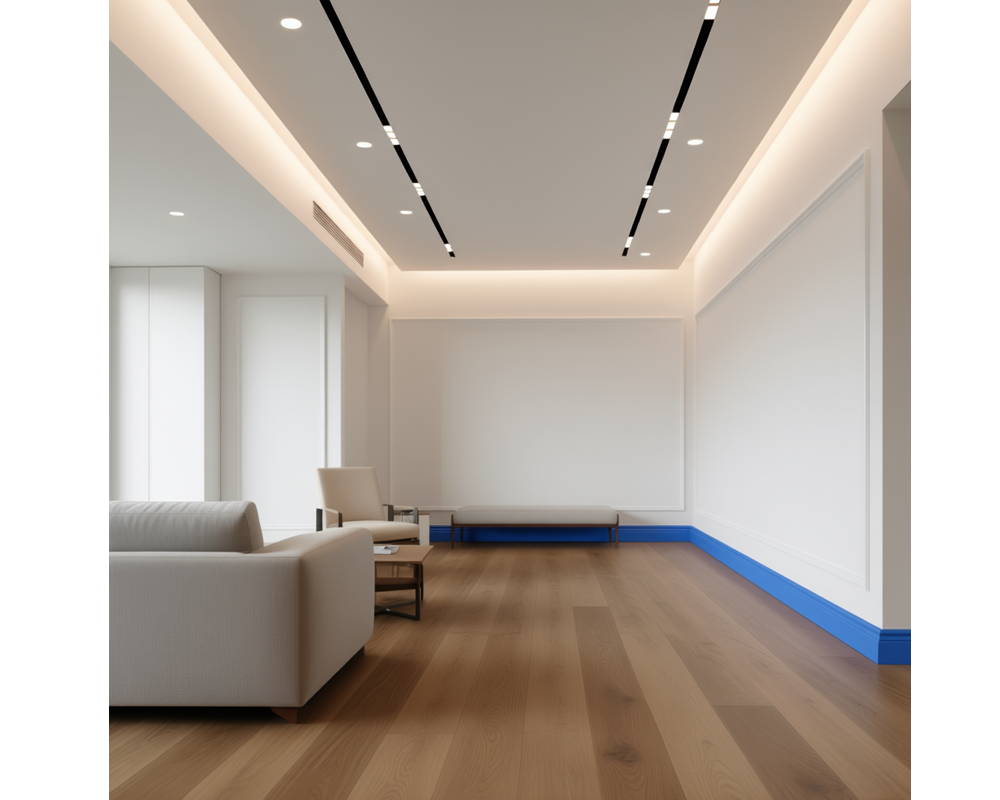 Плинтус из полистирола высокой плотности NMC Wallstyl FB2 Белый